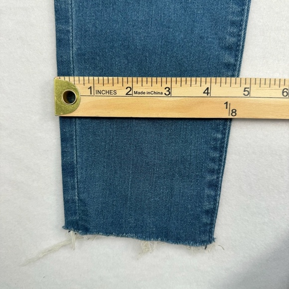Abercrombie Fitch Signature Collection Skinny Jean Womens Sz 25 Mid Rise M Wash - Picture 13 of 16